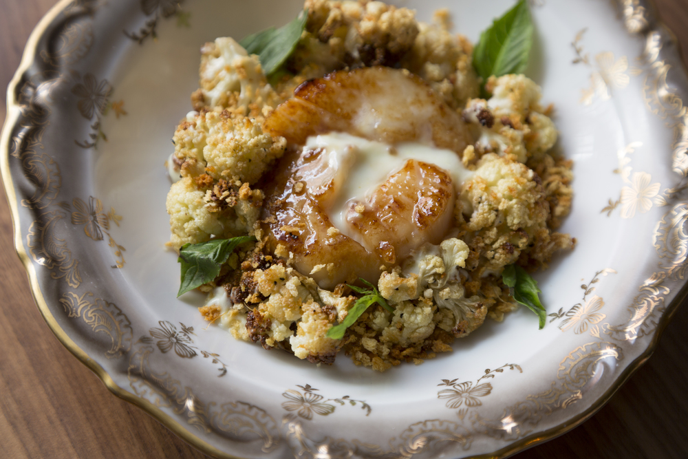 Scallop Brulee